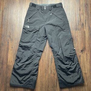 The North Face HyVent Snow Pants Men’s Small Cargo Waterproof Black Ski Winter